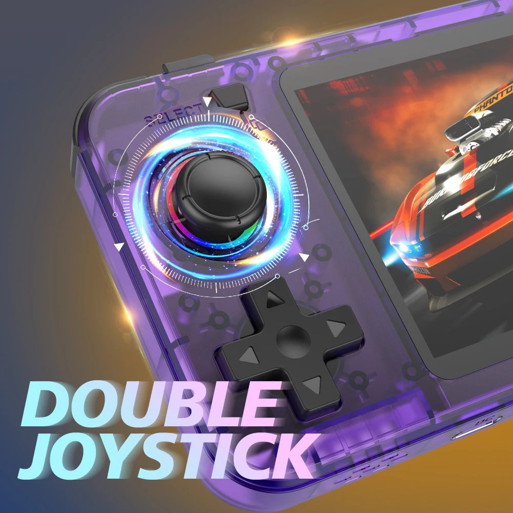 R36H Retro Handheld Game Console, powered by Arkos OS, 3.5-inch IPS display, 64G